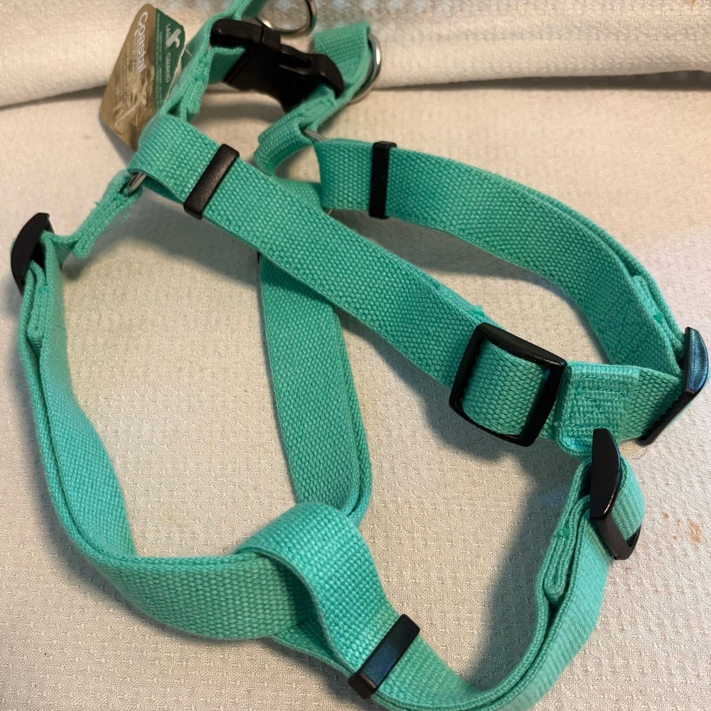 NEW COASTAL NEW EARTH ADJUSTABLE DOG HARNESS, LARGE (26”-38”) 45 TO 100 POUNDS